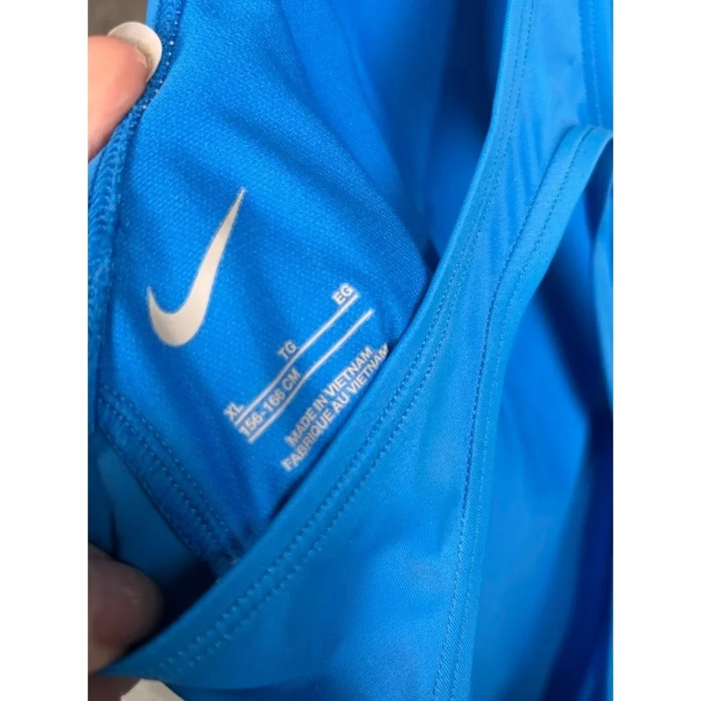 Nike Girls XL Blue Racerback One‎ Piece Swimsuit Athletic Training Swimwear